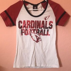 Cardinals white with red shirt